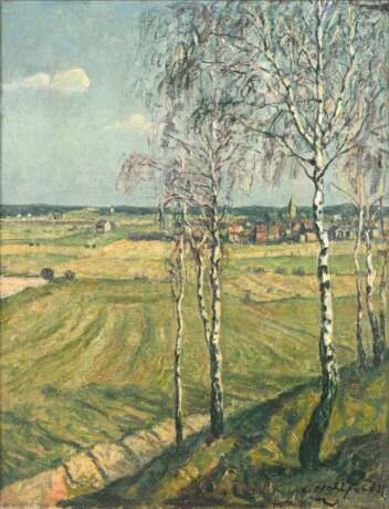 HOHLFELD, Leo (1872 Waren - 1951 Dessau). Sonnige Landschaft. - фото 1