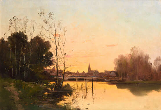 GALIEN-LALOUE, Eugène zugeschrieben (1854 - 1941). Französische Landschaft. - Foto 1