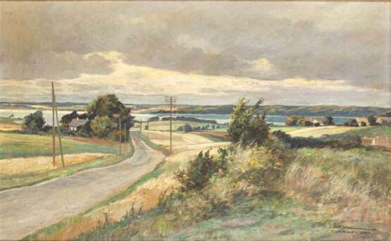 WENNEMOES, Carl (1890 - 1965). Dänische Küstenlandschaft. - Foto 1