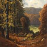 BRAUNE, Hugo Ludwig (*1872). Herbstwald. - фото 1