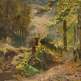 WEICHBERGER, Eduard (1843 Krauthausen - 1913 Weimar). Wald im Gebirge. - Foto 1