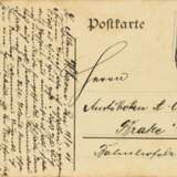 ONKEN, Carl Eduard (1846 Jever - 1934 Wien). Drei bemalte Postkarten. - Foto 3