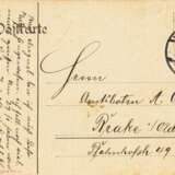 ONKEN, Carl Eduard (1846 Jever - 1934 Wien). Drei bemalte Postkarten. - Foto 4