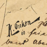 ONKEN, Carl Eduard (1846 Jever - 1934 Wien). Drei bemalte Postkarten. - photo 6