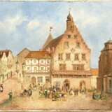 DANZ, Robert (1841 Oberweißbach - 1916 Bad Kreuznach). Stadtansicht. - Foto 1