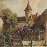 HERTERICH, M. (1880 Donauwörth - 1952 Ebermannstadt). "Frühling in Rothenburg". - фото 1
