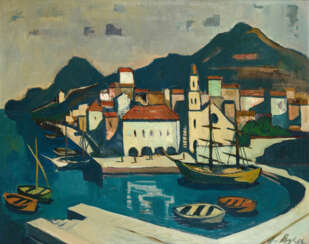 STRYK, Gory von (1907 - 1975). Dalmatinische Küste bei Ragusa (Dubrovnik).