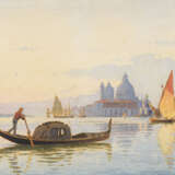 Monogrammist "G.B.": Gondeln im Canale Grande Venedig. - фото 1