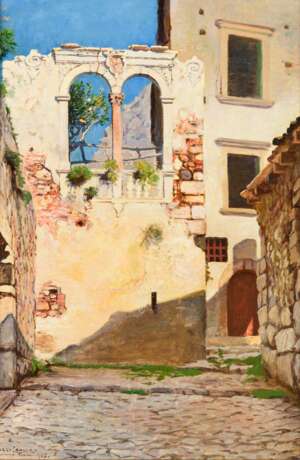 LANGER, Viggo (1860 Reudnitz - Rungsted 1942). Taormina. - Foto 1