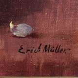 MÜLLER, Erich Martin (1888 Berlin - 1972 Rothenburg ohne Titel). Stillleben mit Blumenvase. - photo 2