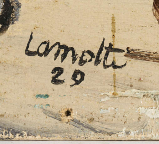 LAMOTTE, Bernard zugeschrieben (1903 Paris - 1983). Hafenszene. - photo 2
