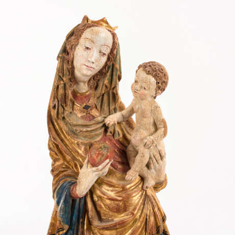 SENONER, Wilhelm(?) (*1946 St. Ulrich-Gröden). Madonna mit dem Jesuskind. - Foto 2