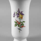 Meissen Vase ”Blume 2” mit Silberrand - Foto 1