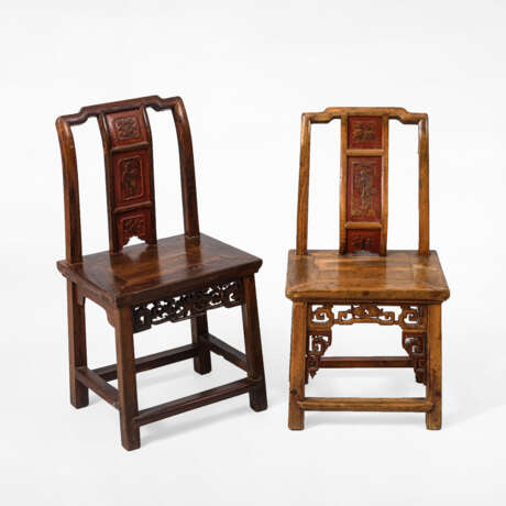 2 asiatische Stühle. - Foto 1