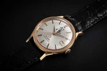OMEGA, CONSTELLATION REF. BB 168.005, A GOLD WRISTWATCH WITH PORTRAIT SHEIKH ISA BIN SALMAN AL KHALIFA