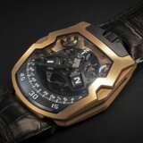 URWERK UR-210 RG, A LIMITED EDITION GOLD AUTOMATIC WRISTWATCH WITH SATELLITE TIME DISPLAY - photo 1