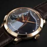 GIRARD-PERREGAUX, 1966 PUR SANG, REF. 49534, A LIMITED EDITION GOLD WRISTWATCH WITH ENAMEL DIAL - фото 1