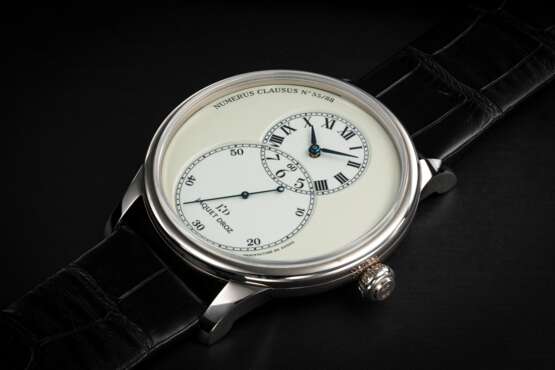 JAQUET DROZ, GRANDE SECONDE, A LIMITED EDITION GOLD AUTOMATIC WRISTWATCH WITH ENAMEL DIAL - Foto 1
