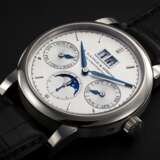 A. LANGE & SÖHNE, SAXONIA ANNUAL CALENDAR REF. 330.026, A WHITE GOLD ANNUAL CALENDAR WRISTWATCH - photo 1