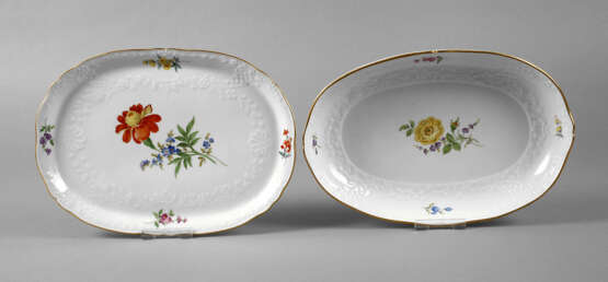 Meissen Schale und Platte ”Blume 2” - Foto 1