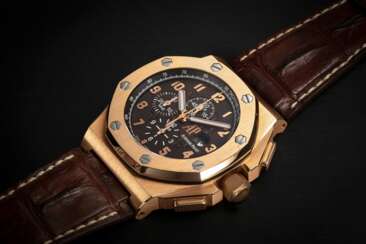 AUDEMARS PIGUET, ROYAL OAK OFFSHORE “ARNOLD ALL-STARS AFTER SCHOOL ADVENTURES” REF. 26158OR, A LIMITED EDITION GOLD AUTOMATIC CHRONOGRAPH