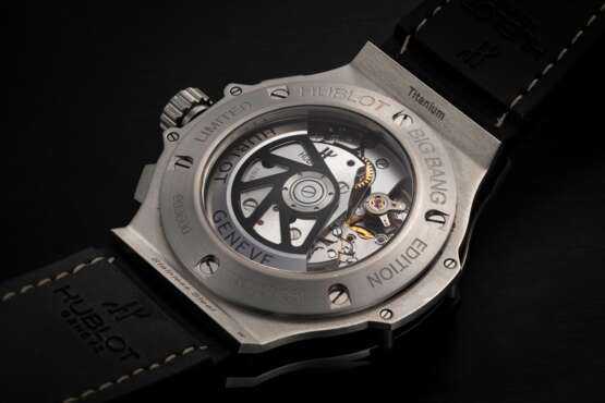 HUBLOT, BIG BANG JEANS, A LIMITED EDITION STEEL AUTOMATIC CHRONOGRAPH - фото 2