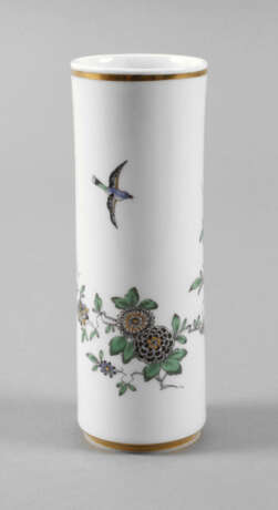 Meissen Zylindervase ”Indische Blumenmalerei” - photo 1