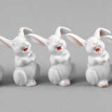 Rosenthal sieben Miniatur-Hasen - Foto 1
