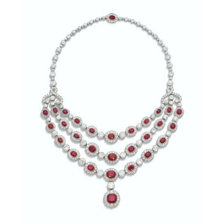 RUBY AND DIAMOND NECKLACE - фото 1