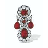 MENIERE EARLY 19TH CENTURY RUBY AND DIAMOND BROOCH - Foto 1