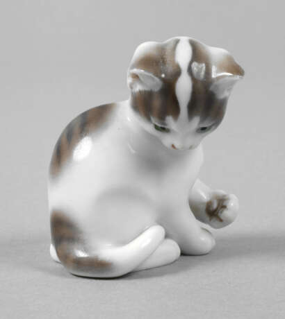 Rosenthal Miniatur ”Sitzende Katze” - Foto 1