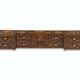 A LOUIS XIV EBONY AND FRUITWOOD MARQUETRY CARTONNIER - фото 1