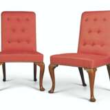 A PAIR OF GEORGE II WALNUT SIDE CHAIRS - photo 1