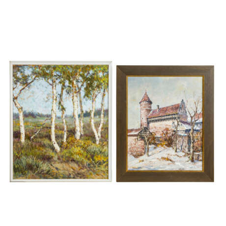 LÜBTOW, FRED von (1908-1994), 2 Landschaften, - фото 1