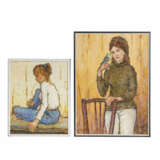 LÜBTOW, FRED von (1908-1994), 2 Mädchenportraits, - Foto 1