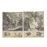 RIDINGER, JOHANN ELIAS unter anderem (1698-1767), 9x "Spuren" für die Jagd, - photo 6