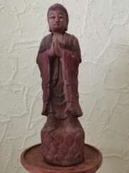 Ancient Tibetan Buddha made of wood