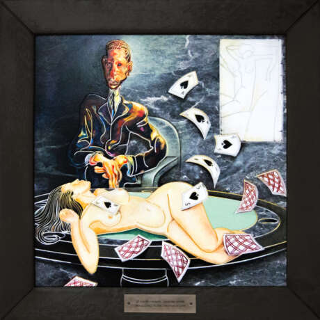 Флеш Модельяне. Забвение любви Glivi Oleg Popelsky (b. 1954) итальянский мрамор Expressionism казино Byelorussia 2021 - photo 1