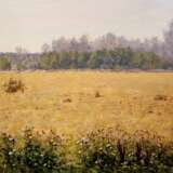 Осеннее поле Сухинин Афанасий Евстафьевич Carton Huile Peinture de paysage Russie 2005 - photo 1