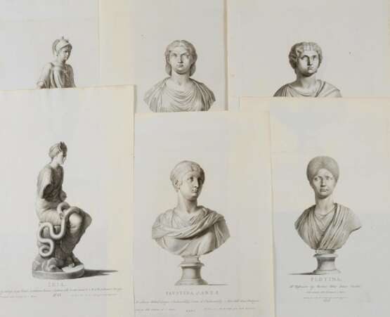 Sammlung mit Darstellungen von Portraitbüsten - фото 1