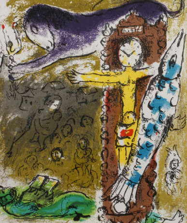Marc Chagall, ”Christus in der Pendeluhr” - Foto 1