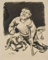 Untitled (Mann an Krücken)