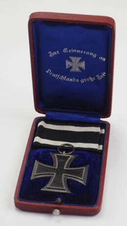 Preussen: Eisernes Kreuz, 1914, 2. Klasse, im Präsentationsetui - S-W. - Foto 1