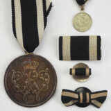 Preussen: Militär-Ehrenzeichen, 2. Klasse, mit Miniatur. - Foto 1