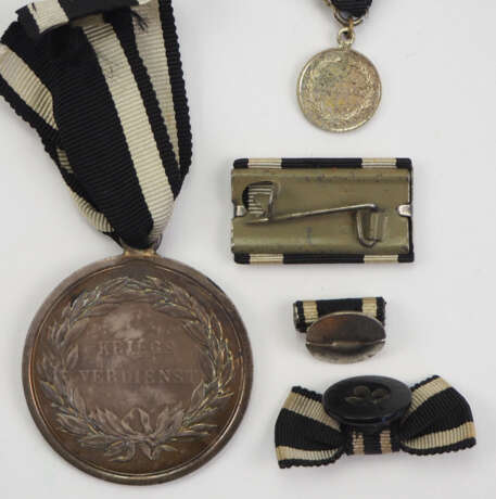 Preussen: Militär-Ehrenzeichen, 2. Klasse, mit Miniatur. - Foto 2