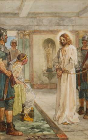 Walter Sydney Stacey, Jesus vor Pontius Pilatus - фото 1
