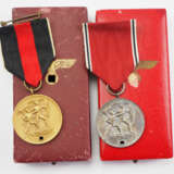 Medaille zur Erinnerung an den 13. März / 1. Oktober 1938, im Etui. - Foto 1
