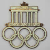 XI. Olympiade Berlin 1936 - Autoplakette. - фото 1