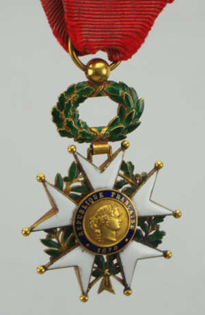 Frankreich: Orden der Ehrenlegion, 9. Modell (1870-1951), Offizierskreuz. - фото 1
