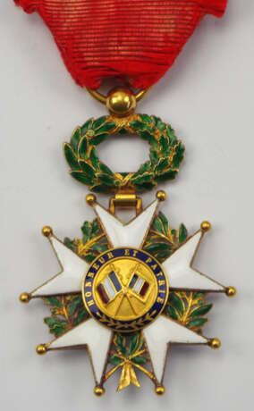 Frankreich: Orden der Ehrenlegion, 9. Modell (1870-1951), Offizierskreuz. - фото 3